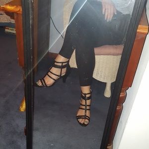 [SALE] Nine West black strappy heels